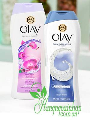 Sữa tắm Olay 700ml của Mỹ - Dưỡng ẩm, làm trắng da