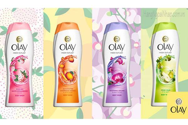 Sữa tắm Olay Fresh Outlast Body Wash 700ml của Mỹ