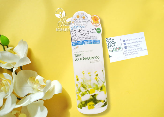 Sữa tắm trắng da Manis White Body Shampoo 450ml Nhật Bản 1