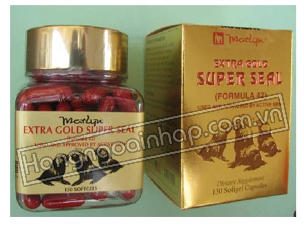 Hải cẩu hoàn Marlyn Extra Gold Super Seal 3 con 130 viên của Mỹ