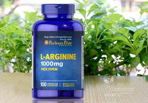  viên uống giải độc gan Puritan's Pride L-Arginnine 1000mg 100 viên