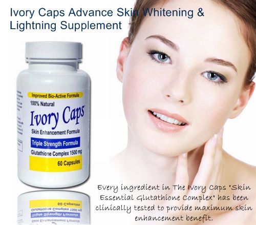 Viên Uống Trắng Da Toàn Thân Ivory Caps Glutathione 1500mg Mỹ