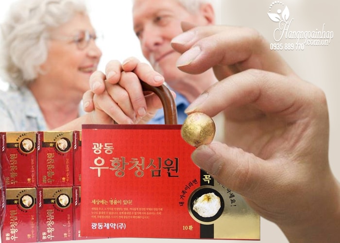 An Cung Ngưu Hoàng Hoàn Kwang Dong Hàn Quốc Hộp đỏ 