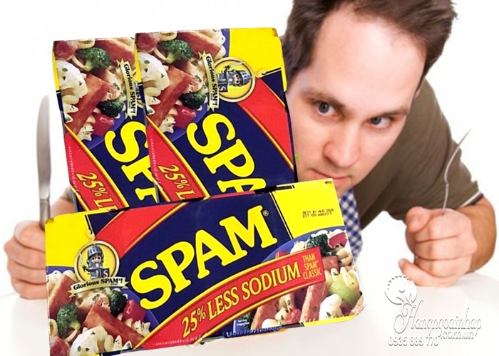 Thịt hộp Glorious Spam 25% Less Sodium 340g của Mỹ