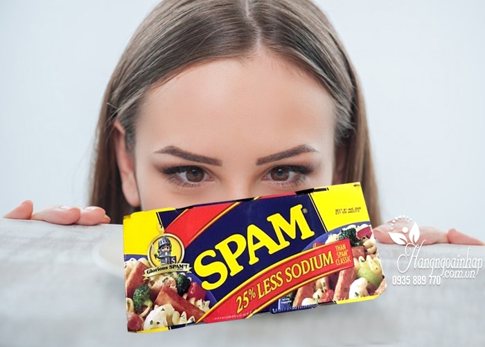 Thịt hộp Glorious Spam 25% Less Sodium 340g của Mỹ