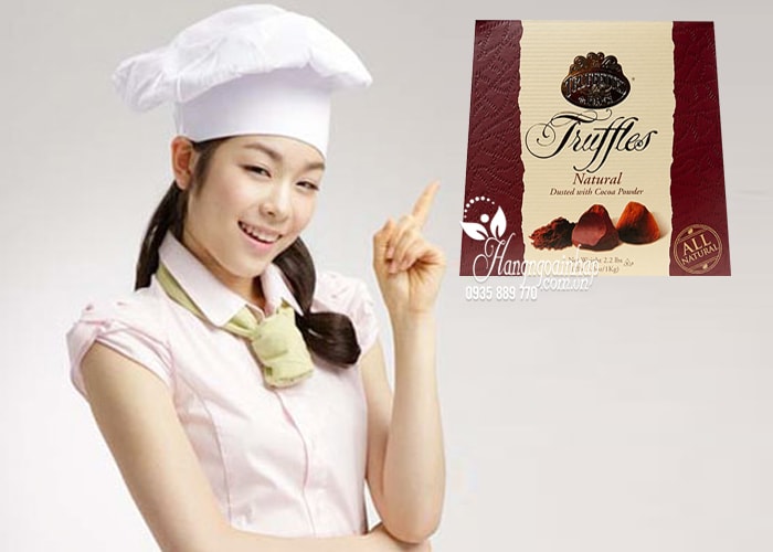 Socola cao cấp Truffettes de France Truffles Natural 1kg của Pháp