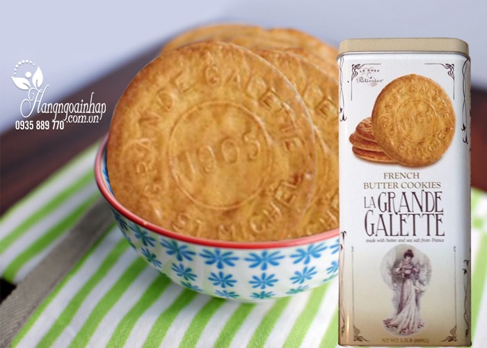 Bánh quy bơ La Grande Galette French Butter Cookies 600g 