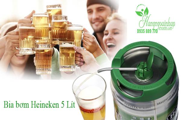 Bia bom Heineken 5 Lít nhập khẩu Hà Lan giá siêu rẻ 2
