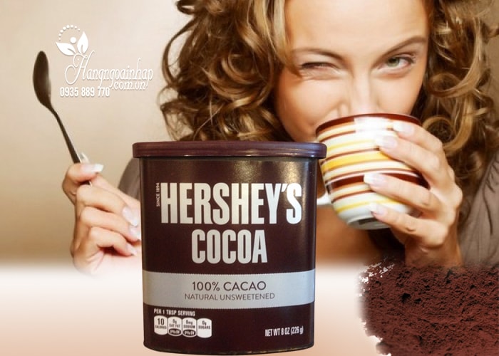 Bột cacao không đường Hershey’s Cocoa 226g