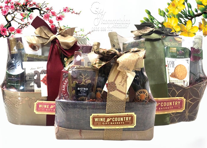Giỏ quà Tết sang trọng Wine Country Gift Baskets của Mỹ
