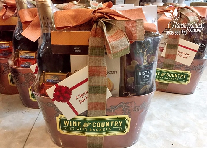 Giỏ quà Tết Wine Country Gift Baskets của Mỹ