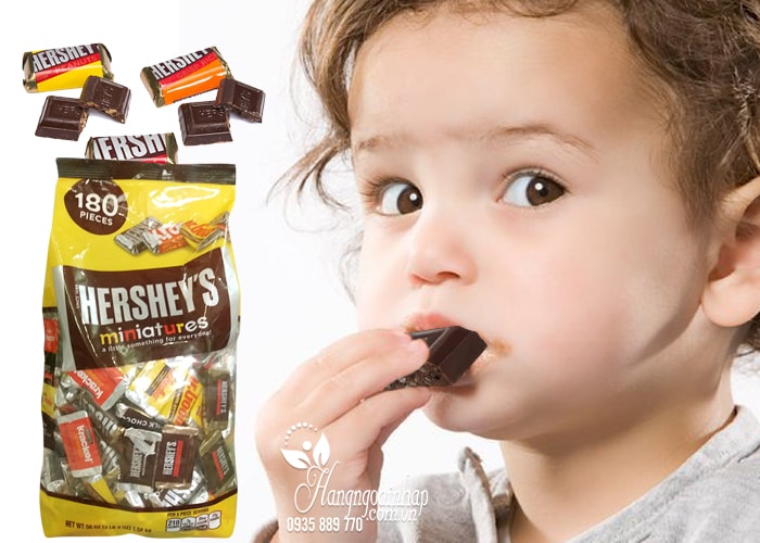 Kẹo Chocolate Hersheys Miniature  Của Mỹ Hộp 1.58kg