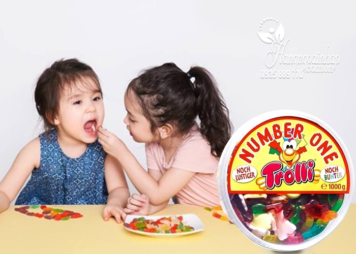 Kẹo dẻo Trolli Number One của Đức 1000g