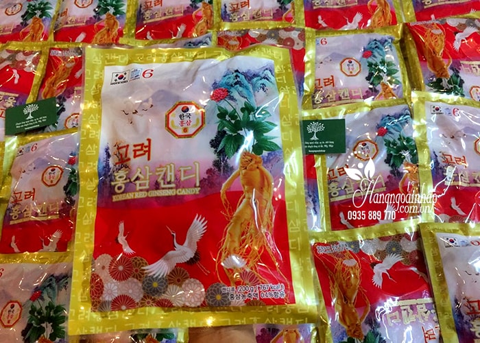 Kẹo hồng sâm con hạc Red Ginseng Candy của Hàn Quốc