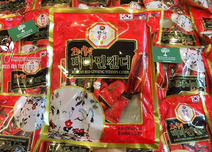 Kẹo hồng sâm Red Ginseng Candy 200g Hàn Quốc