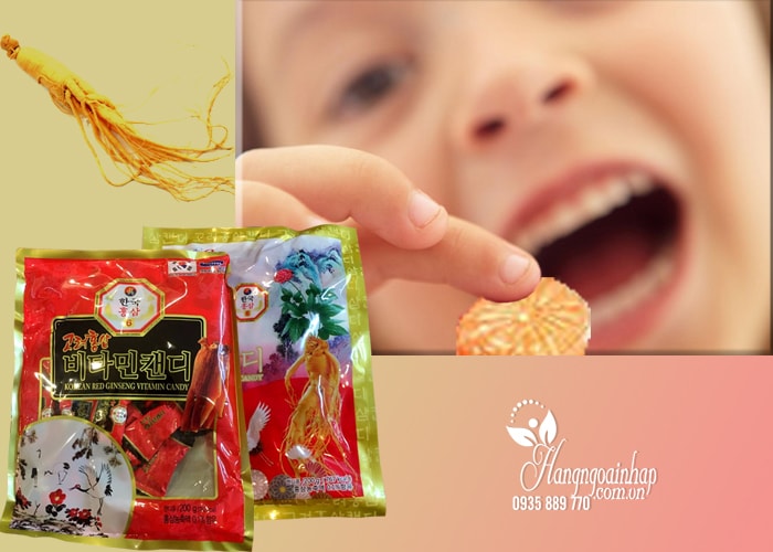 Kẹo hồng sâm con hạc Red Ginseng Candy 200g của Hàn 