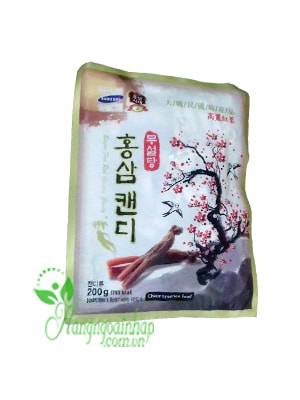 Kẹo sâm không đường Korean red ginseng candy sugar free 200g