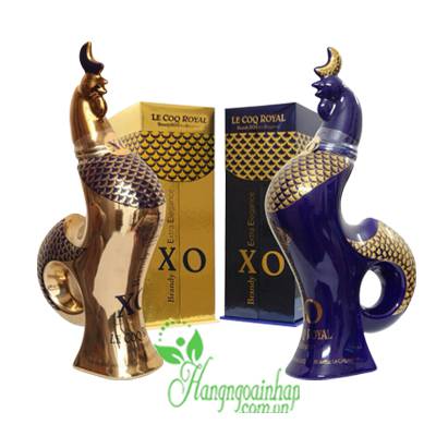 Rượụ con gà trống Brandy Le Coq Royal XO của Pháp 750ml