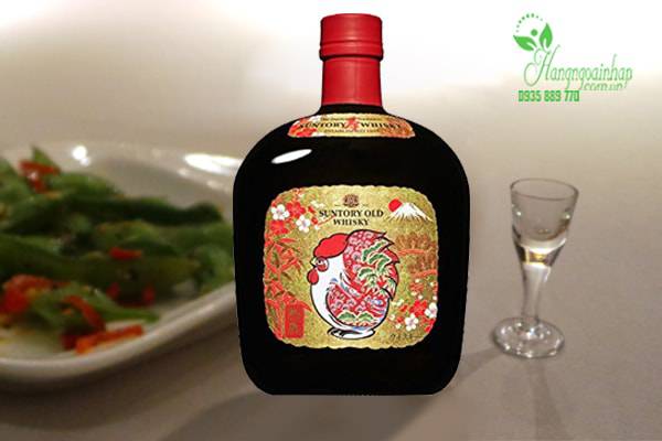  Rượu con gà Suntory Old Whisky 700ml của Nhật