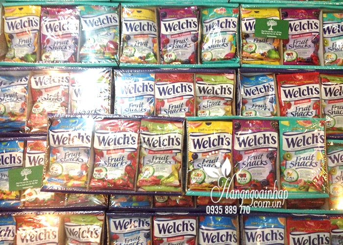 Set kẹo dẻo trái cây Welch’s Fruit Snacks 1kg của Mỹ