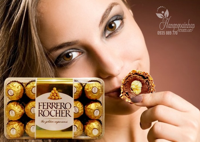 Socola Ferrero Rocher hộp 30 viên của Ý