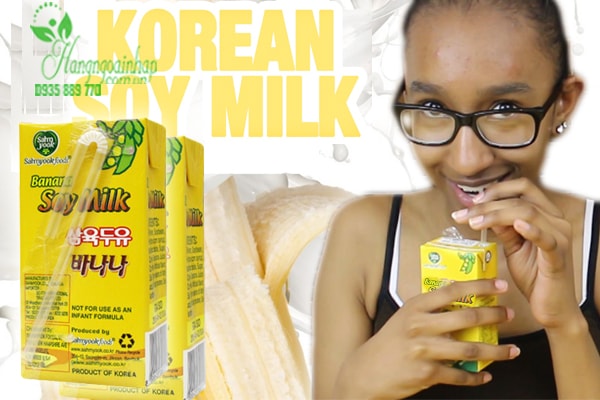 Sữa chuối Soy Milk Banana Sahmyook Foods Hàn Quốc 190ml