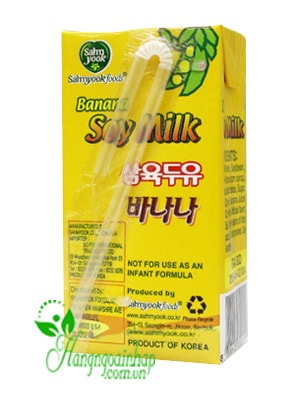 Sữa chuối Soy Milk Banana Sahmyook Foods Hàn Quốc 190ml