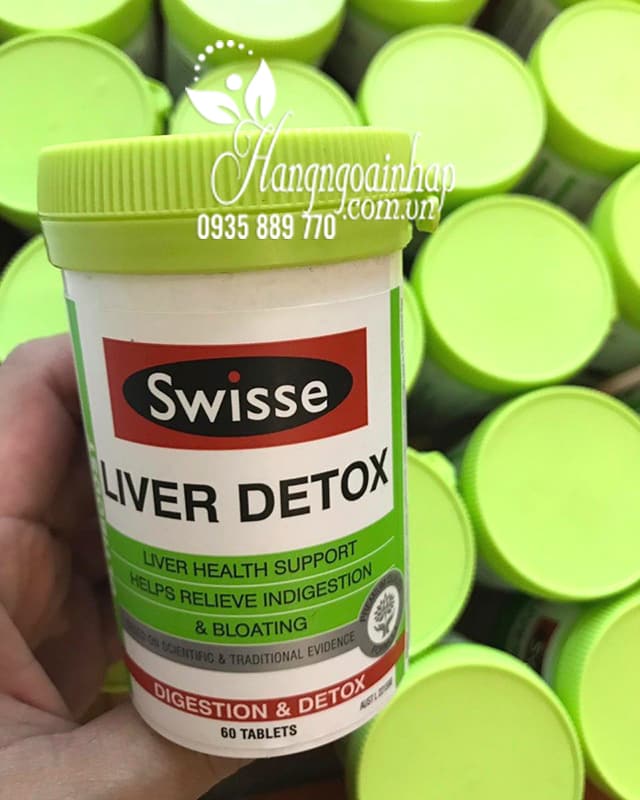 Viên uống bổ gan, thải độc Swisse Liver Detox 60 viên, hàng Úc 