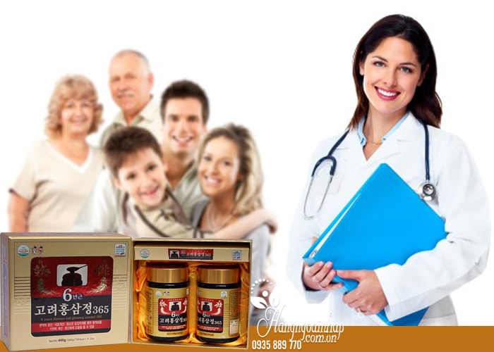 Cao hồng sâm 365 Hàn Quốc 6 năm tuổi Hộp 240g x 2 lọ