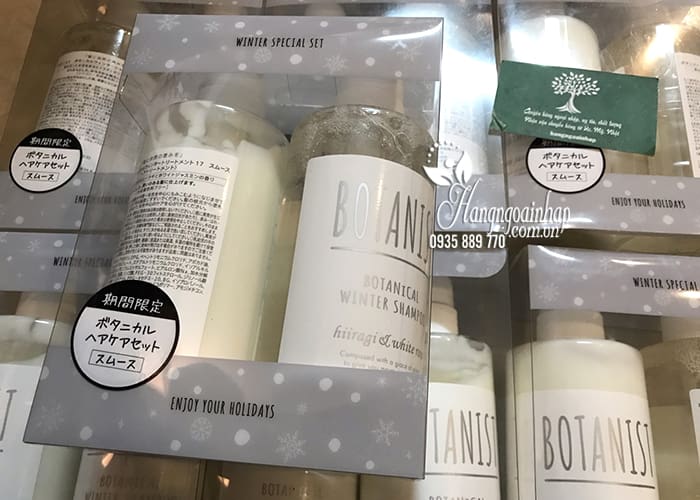 Bộ dầu gội xả Botanist Botanical Winter Special Set của Nhật 3