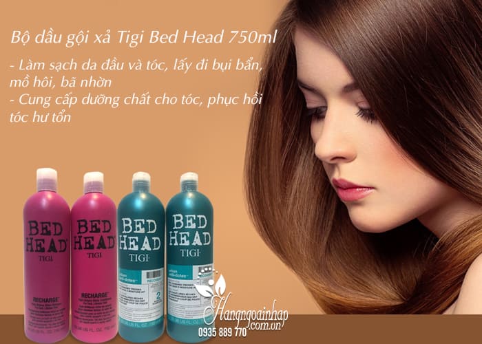 Bộ dầu gội xả Tigi Bed Head 750ml chính hãng giá tốt nhất 3