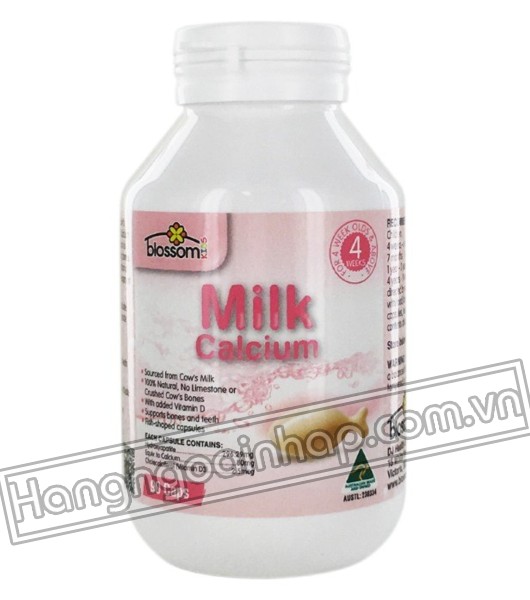 Canxi sữa cho bé - Milk Calcium Blossom For Kids 90 viên của Úc