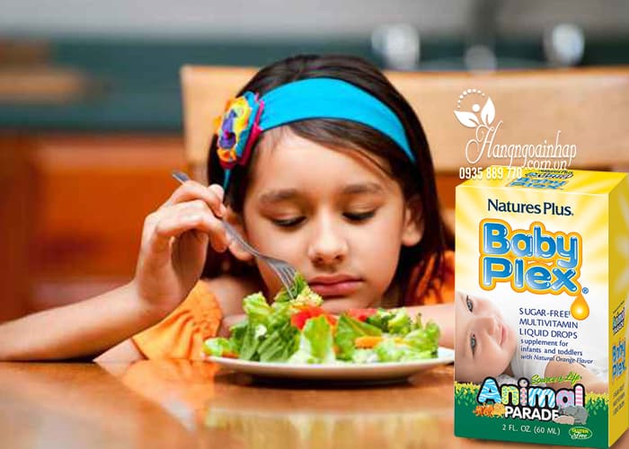 Vitamin cho bé Natures Plus Baby Plex Animal Parade 60ml của Mỹ (3)