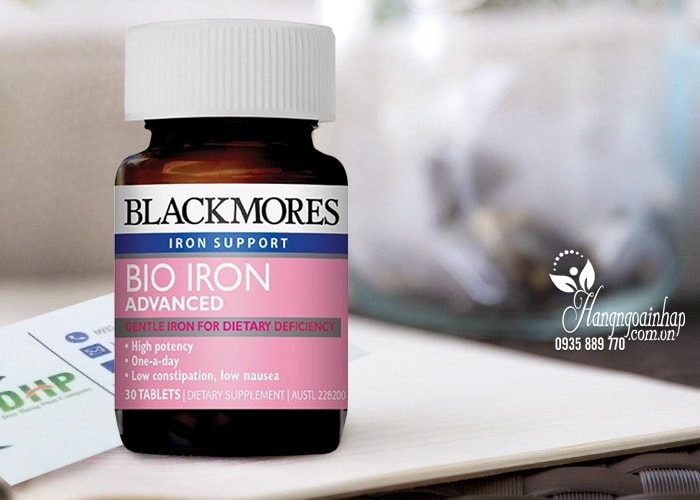 Viên uống bổ sung sắt cho bà bầu Blackmores Bio Iron Advanced 30 viên