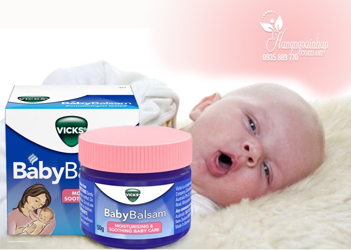 Dầu Bôi Giữ Ấm Giảm Ho Cho Trẻ Vicks Baby Balsam Của Đức