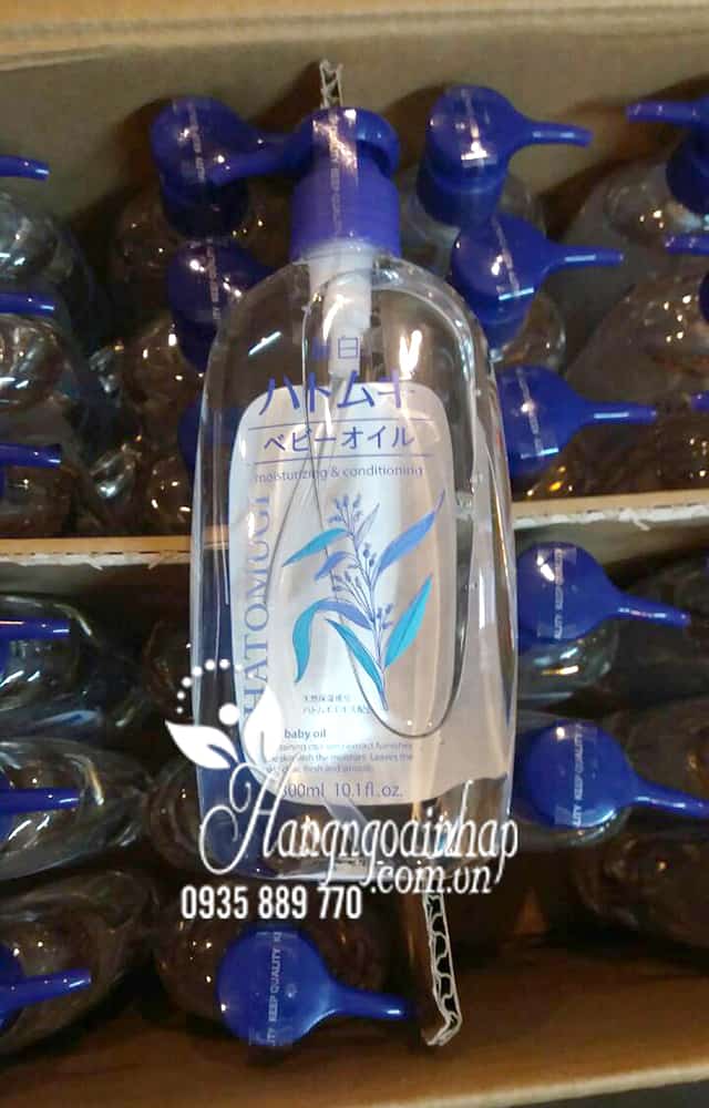 Dầu dưỡng ẩm cho bé Hatomugi The Baby Oil 300ml Nhật Bản 1
