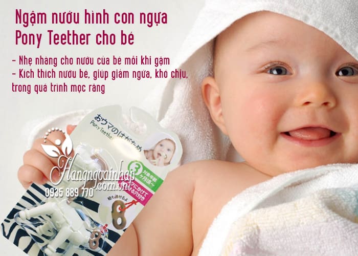 Ngậm nướu hình con ngựa Pony Teether cho bé của Nhật Bản 2