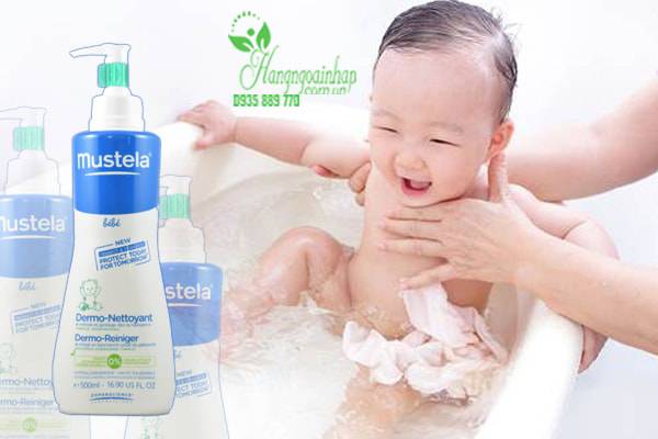 Sữa tắm gội dành cho trẻ sơ sinh Mustela 500ml của Pháp