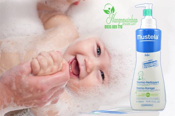 Sữa tắm gội dành cho trẻ sơ sinh Mustela 500ml của Pháp