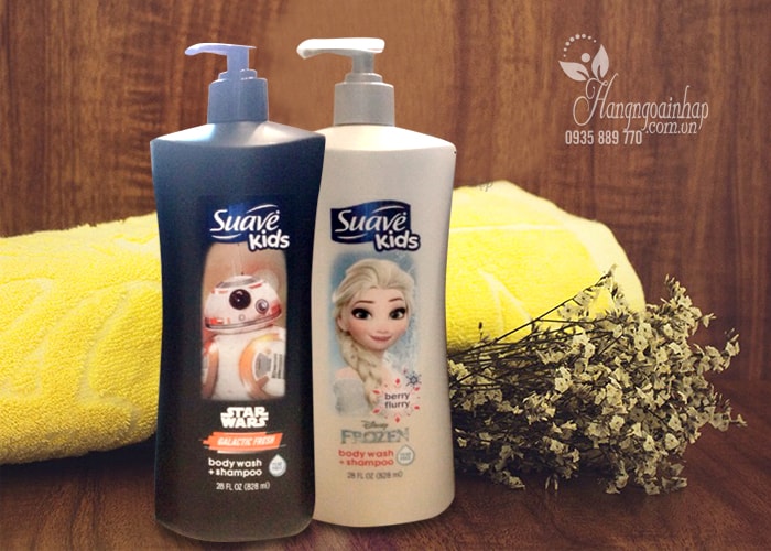 Sữa tắm gội cho bé Suave Kids Body Wash and Shampoo 828ml