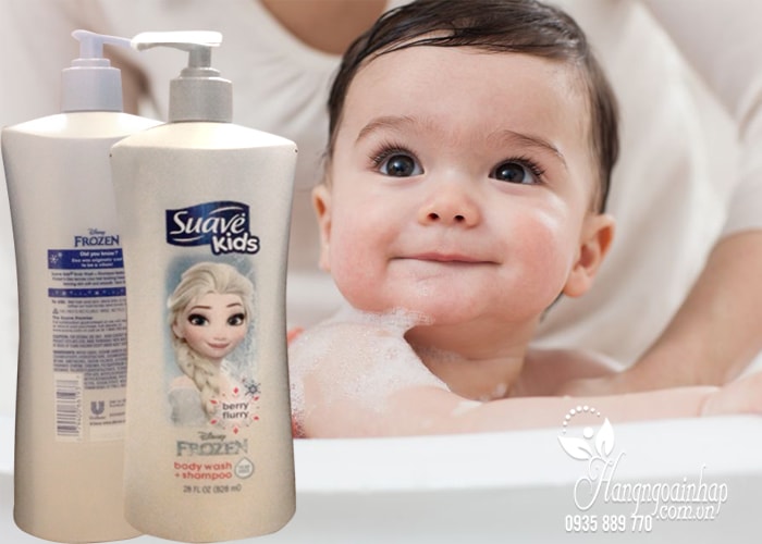 Sữa tắm gội Suave Kids Body Wash and Shampoo 828ml cho bé