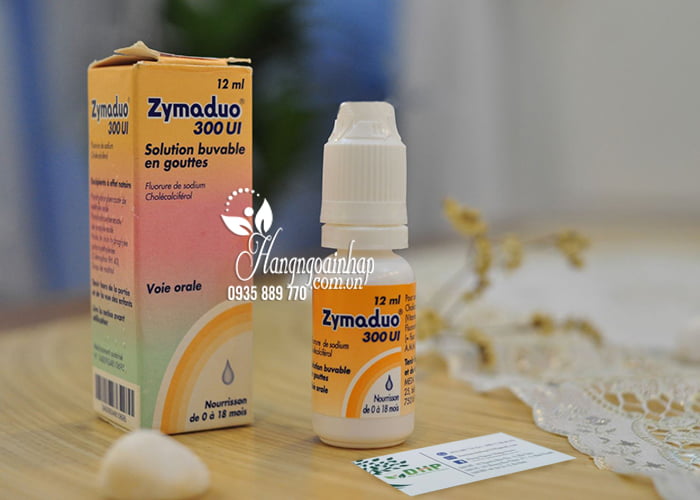 Zymaduo 300UI Vitamin D3 & Fluor 12ml - Chống còi xương 1