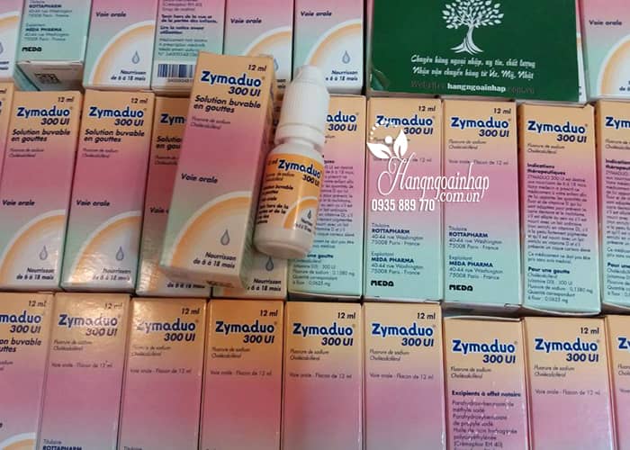 Zymaduo 300UI Vitamin D3 & Fluor 12ml - Chống còi xương 4