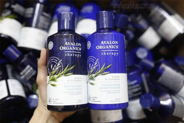 Dầu gội xả kích thích mọc tóc Avalon Organics Thickening Shampoo