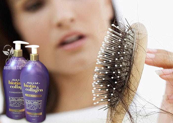 Bộ dầu gội xả Biotin & Collagen OGX 1,18 lít ngăn rụng tóc 2