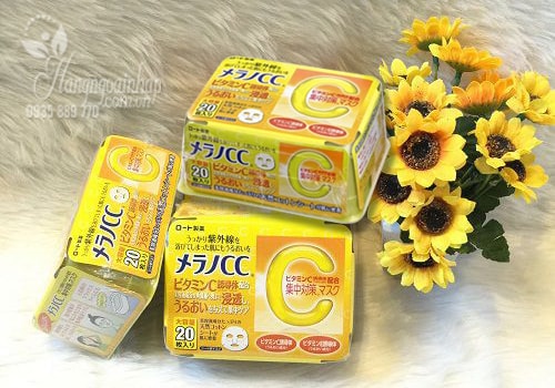 Mặt Nạ Đắp Da Mặt Vitamin C Nhật Bản, Nuôi Dưỡng Da Mặt