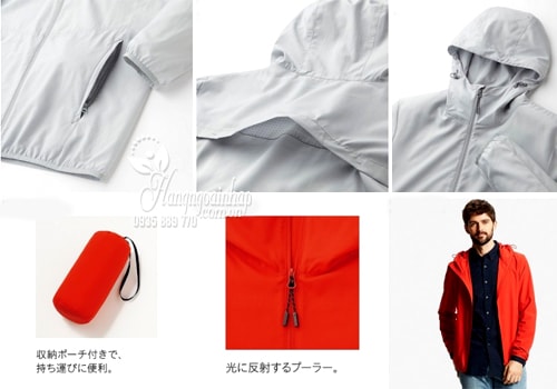 Áo Khoác gió nữ Uniqlo Nhật Bản 2019 áo 1 lớp hàng chính hãng  Shop Mẹ Bi