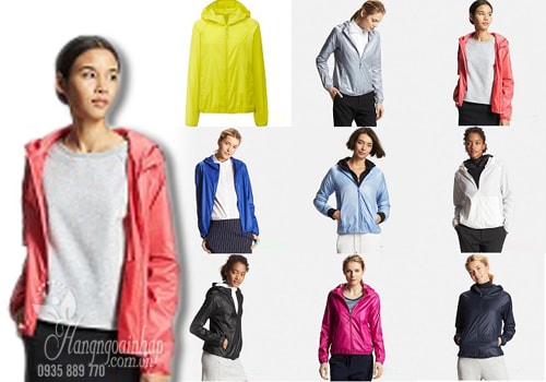 Áo Gió Nữ Uniqlo Nhật Bản Chống Nắng, Mưa – Jacket UVcut 