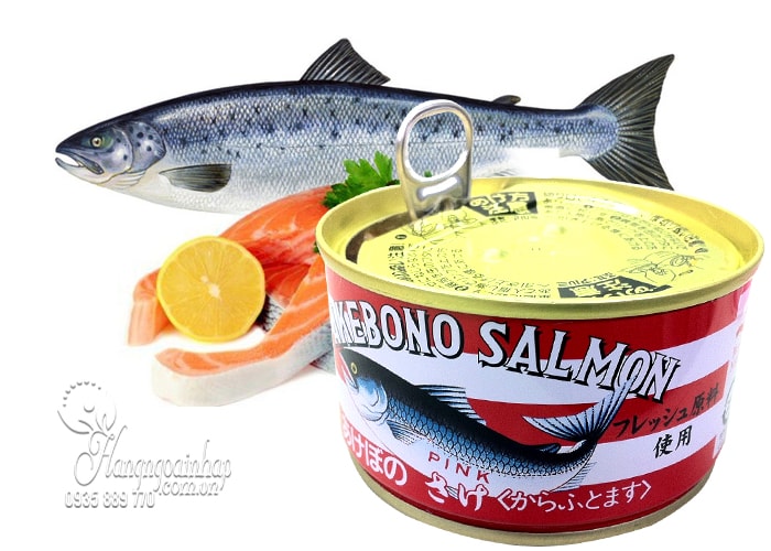 Cá hồi đóng hộp Akebono Salmon 180g Nhật Bản