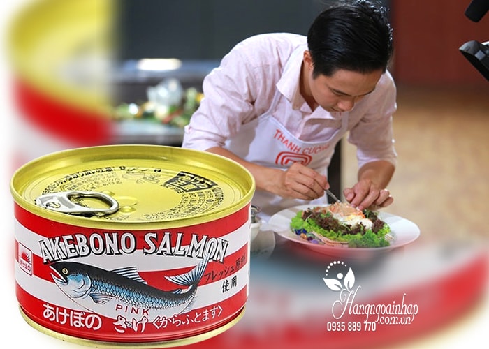 Cá hồi đóng hộp Akebono Salmon Nhật Bản